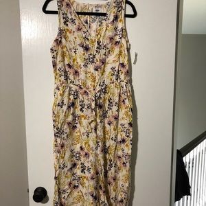 NWT Old Navy Waist-defined Sleeveless Jumpsuit- M
